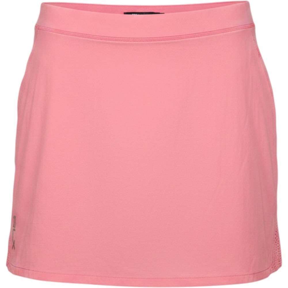 RLX Ralph Lauren Pink 4-Way Stretch Performance Golf Tennis Skort Womens L NEW